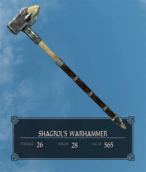 best warhammer in skyrim